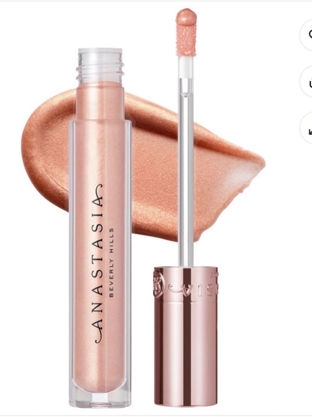 Anastasia Beverly Hills Rose Gold Lip Gloss - Shimmery